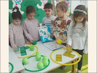 Grupiranje Na Predmetite Po Boja I Forma