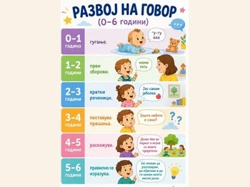 Razvoj na govor (0-6 godini) 2