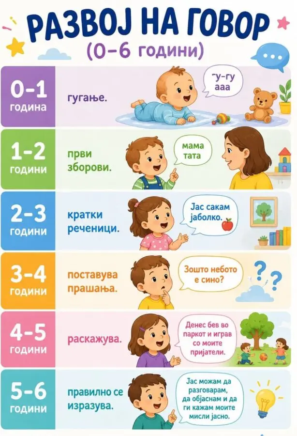 Развој на говор 0 6 години 20 07 2026